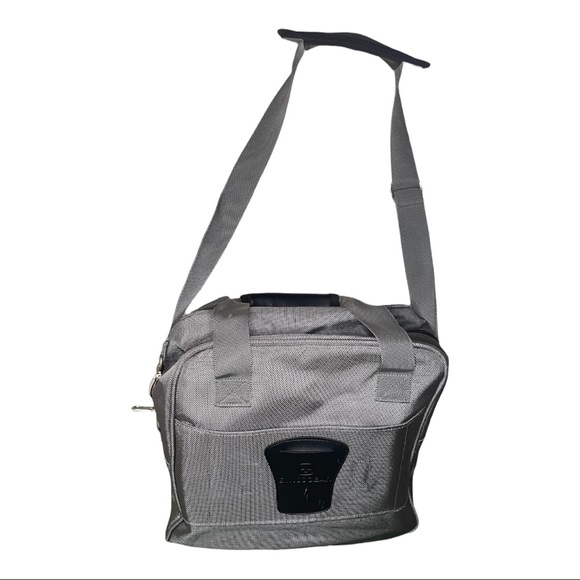 Swiss Gear Gray Briefcase Messenger Shoulder Bag Nylon Work School Carry On - Picture 6 of 7